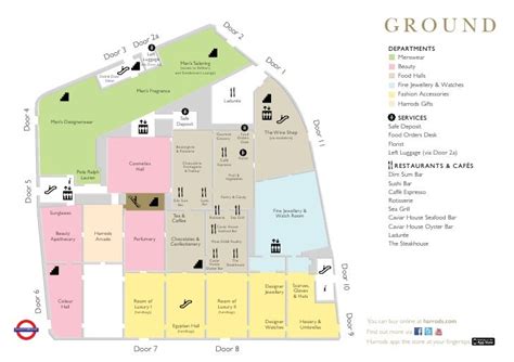 hermes harrods floor|harrods stores map.